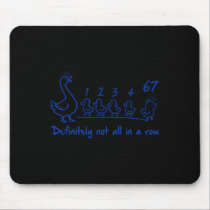 Tapis De Souris Santé mentale 67 Mème Professeur Certainement pas