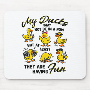 Tapis De Souris Santé mentale Anxiété Canard Mes canards peuvent n