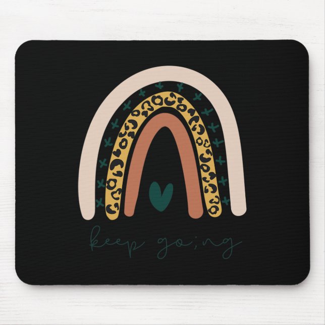 Tapis De Souris Santé Mentale Point-virgule Continuer Style Boho T (Devant)