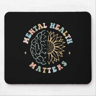 Tapis De Souris Santé mentale S Rétro Super en santé mentale
