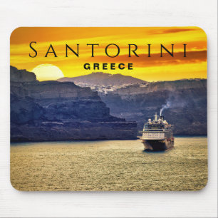 Tapis De Souris Santorin, Grèce