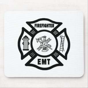 Tapis De Souris Sapeur-pompier EMT Mousepad