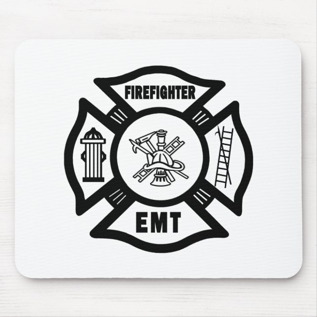 Tapis De Souris Sapeur-pompier EMT Mousepad (Devant)
