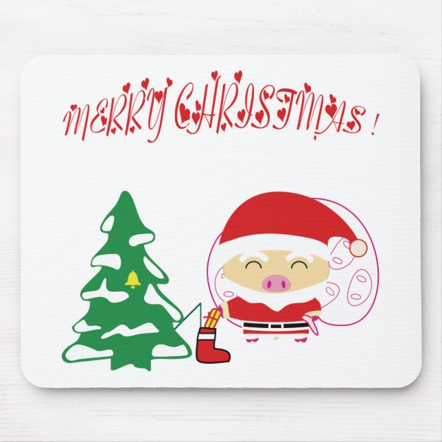Tapis De Souris Sapin de Noël (Devant)