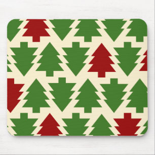 Tapis De Souris Sapins de Noël Motif de Fêtes