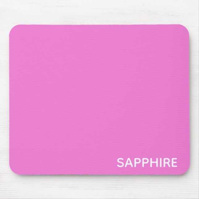 Tapis De Souris Sapphire pink colour (Devant)