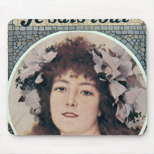 Tapis De Souris Sarah Bernhardt dans Gismonda (Devant)