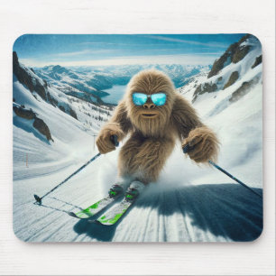Tapis De Souris Sasquatch le skieur