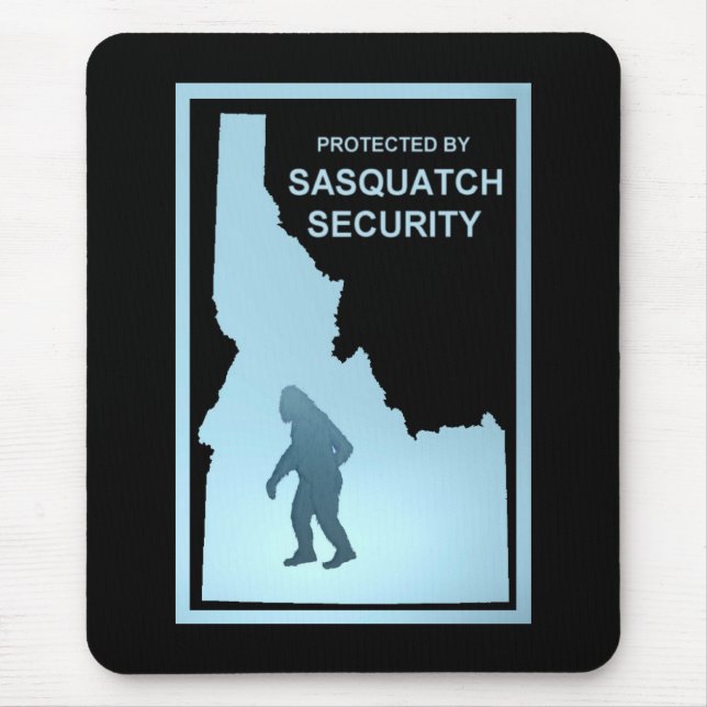 Tapis De Souris Sasquatch Security - Idaho (Devant)