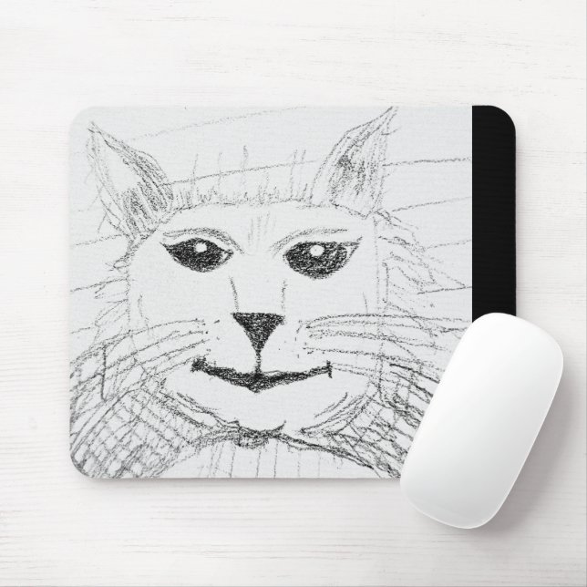 Tapis De Souris Sassy Cat Mousepad (Avec souris)