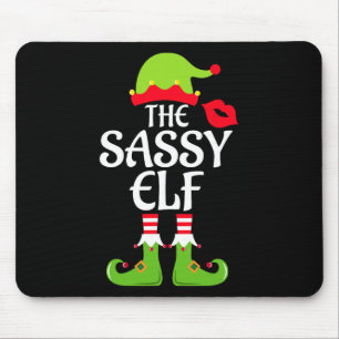 Tapis De Souris Sassy Elf Matching Family Group Christmas Party Xm
