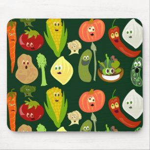 Tapis De Souris Sassy Légumes mignons !