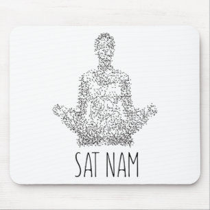 Tapis De Souris Sat Nam Kundalini Yoga pour la méditation de yoga