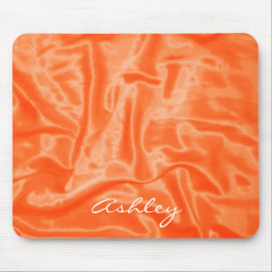 Tapis De Souris Satin Orange - Mousepad Ordinateur