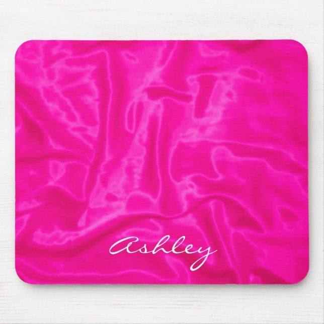 Tapis De Souris Satin rose - Mousepad de l'ordinateur (Devant)