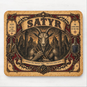 Tapis De Souris Satyre, Monstre de Cirque Vintage