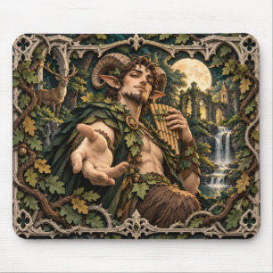 Tapis De Souris Satyre, Monstre de Papier Découpé