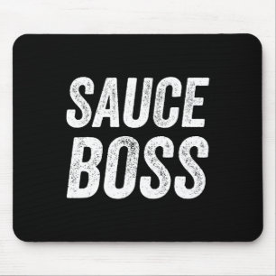 Tapis De Souris Sauce Patron Chef BBQ Cuisine Humoristique