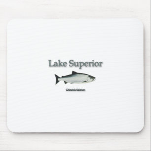 Tapis De Souris Saumon de Chinook du lac Supérieur (roi)