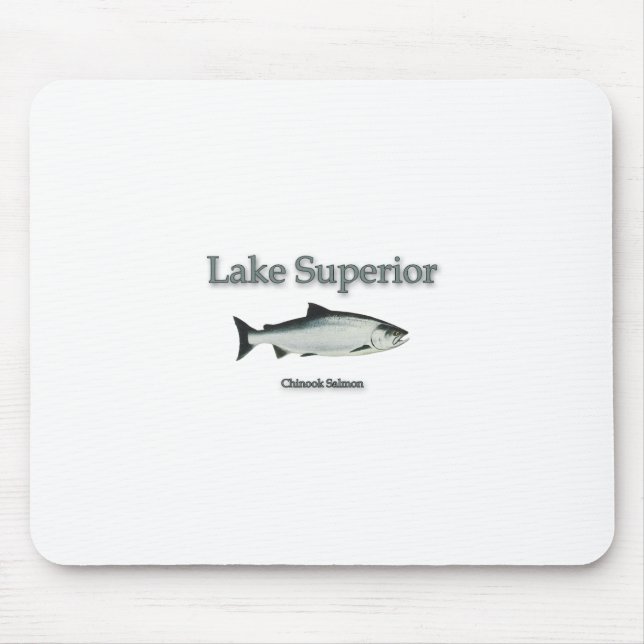 Tapis De Souris Saumon de Chinook du lac Supérieur (roi) (Devant)