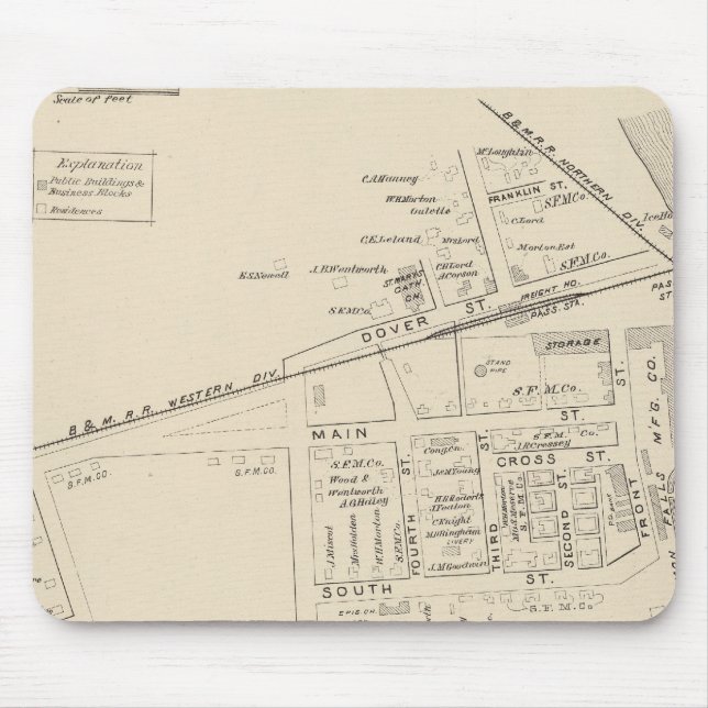 Tapis De Souris Saumon Falls PO (Devant)