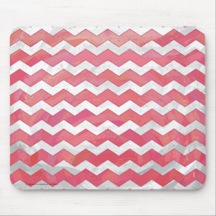 Tapis De Souris Saumon Swirl Chevron Motif