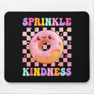 Tapis De Souris Saupoudrez De La Gentillesse Donut Groovy Amoureux