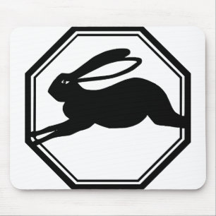 Tapis De Souris Sauter le lapin