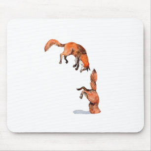 Tapis De Souris Sauter Renard Rouge