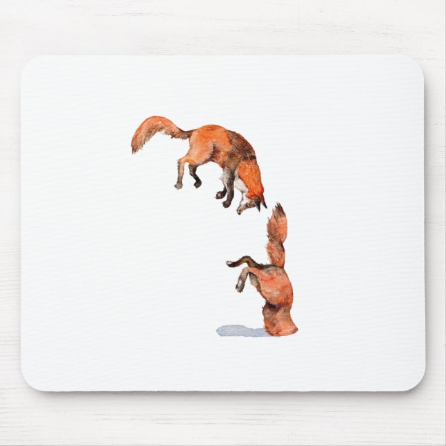 Tapis De Souris Sauter Renard Rouge (Devant)