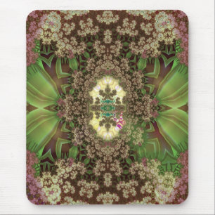 Tapis De Souris sauterelles parmi les fleurs de séchage