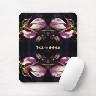 Tapis De Souris Sauvage rose Lady Slipper Orchid paire personnalis