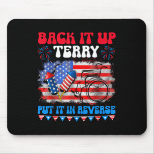 Tapis De Souris Sauvegarde super Terry Placez-Le Dans Le Feu Inver
