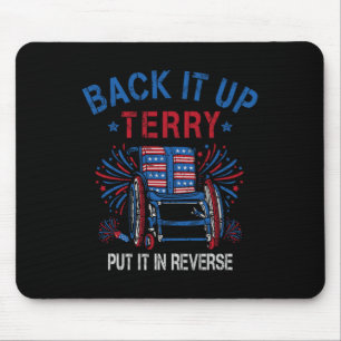 Tapis De Souris Sauvegarde Terry Placez-Le Dans Feu Inverse 4e