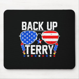 Tapis De Souris Sauvegarder Terry Funny 4 juillet nous Drapeau Pat