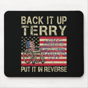 Tapis De Souris Sauvegarder Terry Placez-Le Dans Le Feu Inverse Us