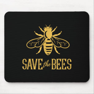 Tapis De Souris Sauver Les Abeilles -Fleurs Ruches Jour de la Terr