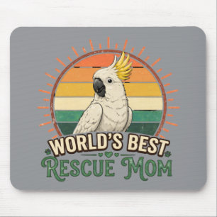 Tapis De Souris Sauvetage de cacatoès Maman oiseau