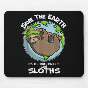 Tapis De Souris Sauvez La Terre C'Est La Seule Planète Avec Des Pa