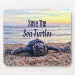 Tapis De Souris Sauvez les tortues marines
