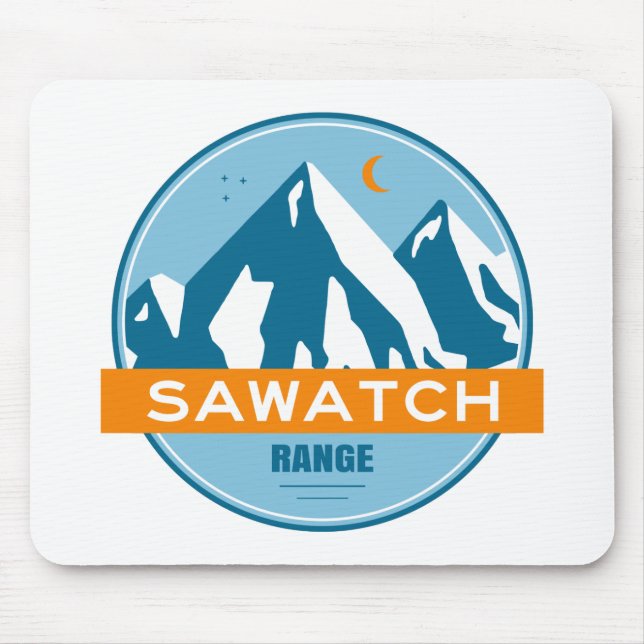Tapis De Souris Sawatch Range Colorado (Devant)