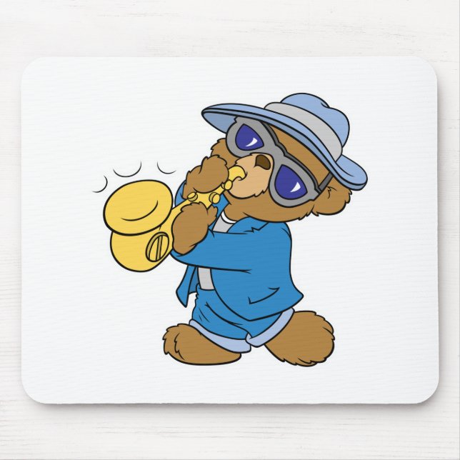 Tapis De Souris Saxaphone Jazz Blues Oear (Devant)
