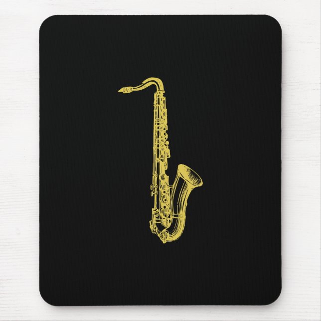 Tapis De Souris Saxo en laiton (Devant)
