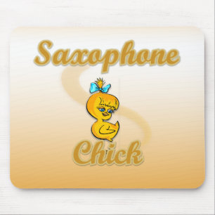 Tapis De Souris Saxophone Chick