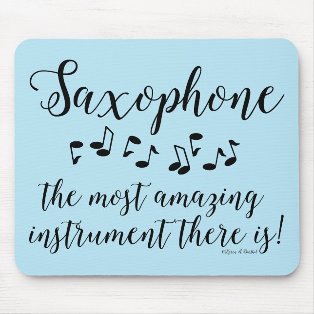 Tapis De Souris Saxophone Extraordinaire (Devant)