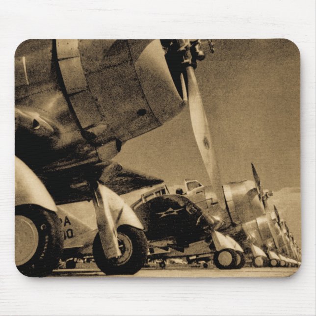 Tapis De Souris SBD Dauntlesses de Douglas d'avions de la deuxième (Devant)