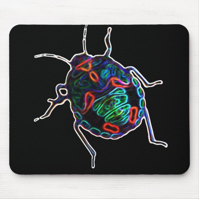 Tapis De Souris Scarabée rougeoyant - mousepad (Devant)