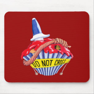 Tapis De Souris Scène de crime Cupcake Mousepad