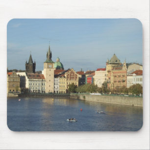 Tapis De Souris Scène de l'eau de Prague Mousepad