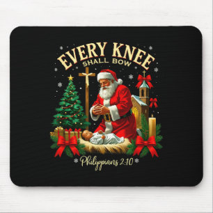 Tapis De Souris Scène de Noël de la Nativité de Santa Xmas Chaque 